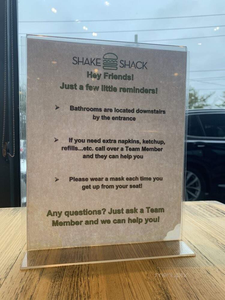 Shake Shack - New Hyde Park, NY menu_pic