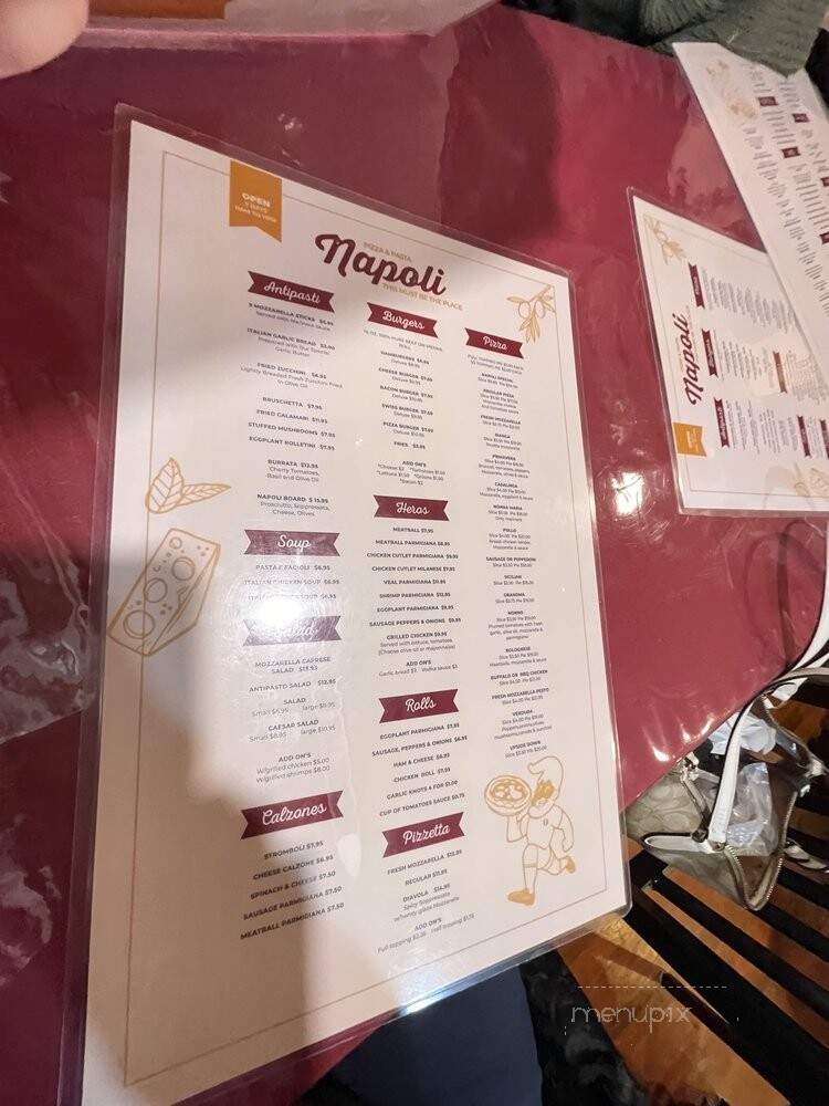 Napoli Pizza & Pasta - Astoria, NY menu_pic