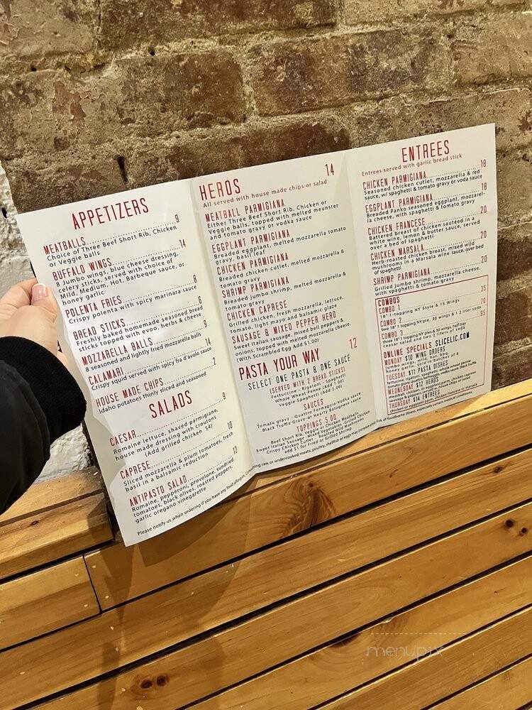 sLICe - Long Island City, NY menu_pic