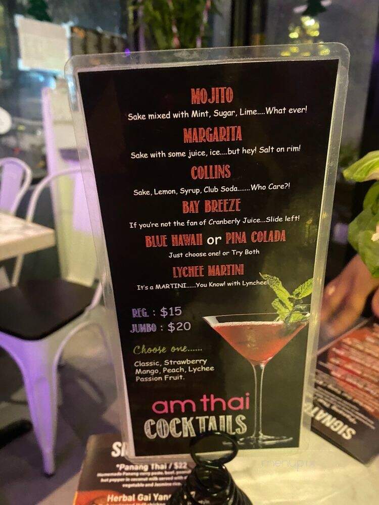 Am Thai Bistro - Brooklyn, NY menu_pic