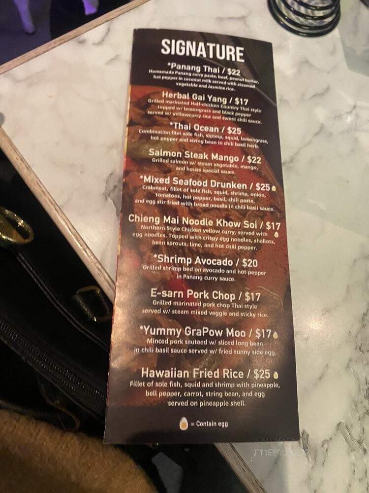 Am Thai Bistro - Brooklyn, NY menu_pic