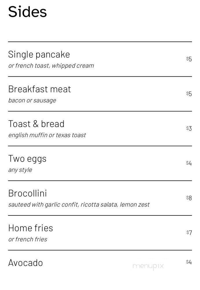Aita Trattoria - Crown Heights, NY menu_pic