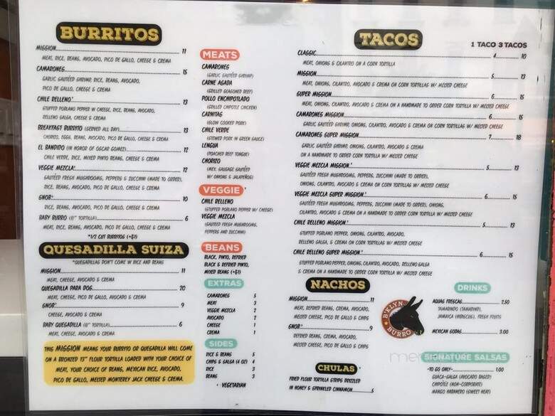 B'klyn Burro - Brooklyn, NY menu_pic