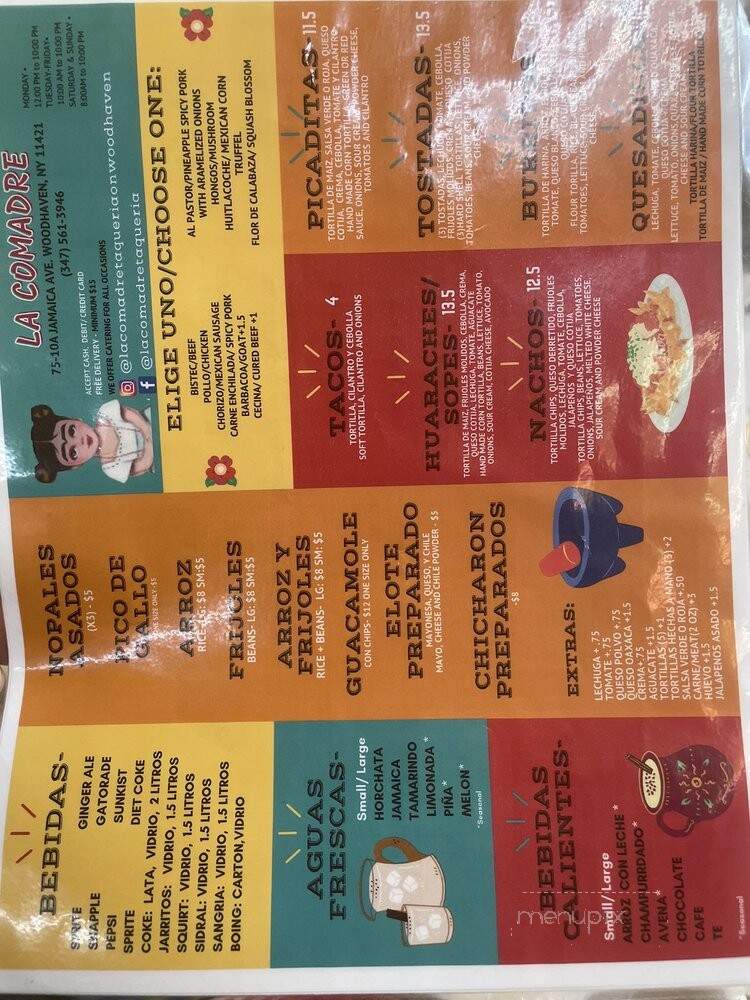 Las Comadres - Woodhaven, NY menu_pic