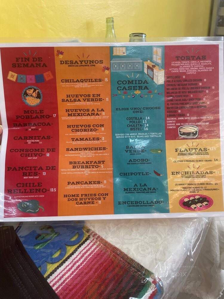 Las Comadres - Woodhaven, NY menu_pic