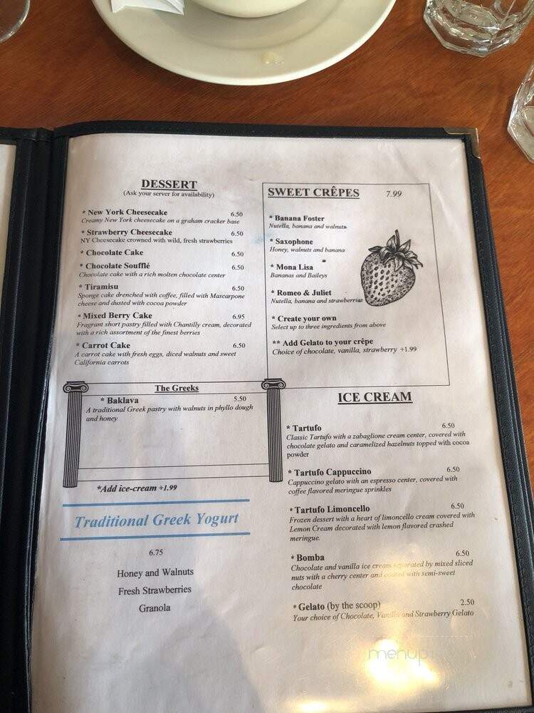 Theater Cafe - Forest Hills, NY menu_pic