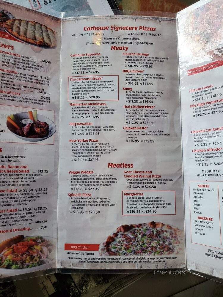 Cathouse Pizza - Snohomish, WA menu_pic