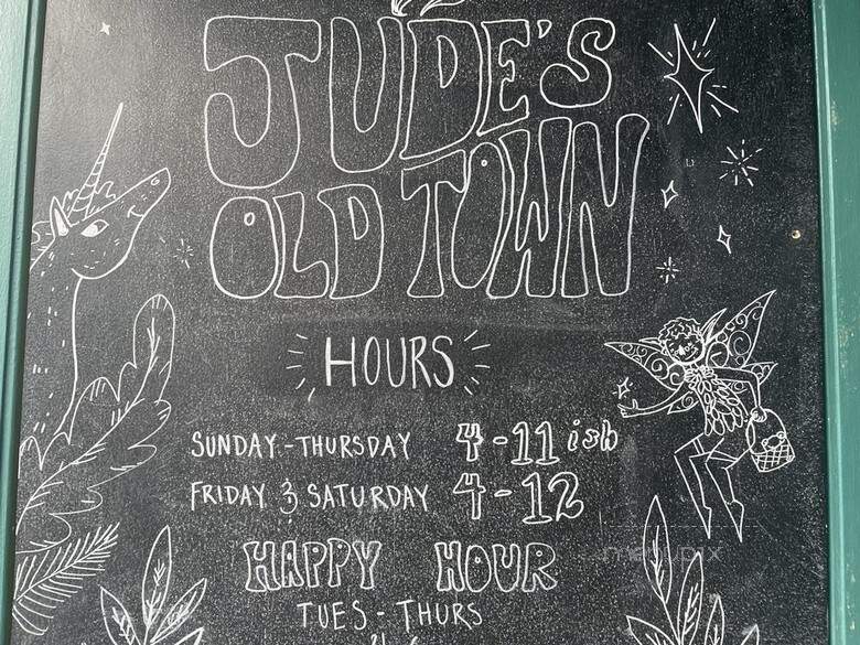 Jude's Old Town - Seattle, WA menu_pic