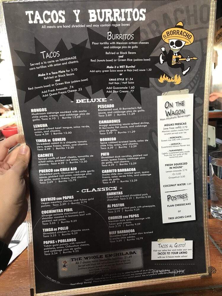 El Borracho Ballard - Seattle, WA menu_pic