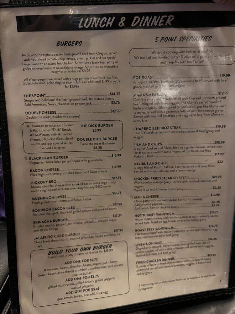 The 5 Point Cafe - Seattle, WA