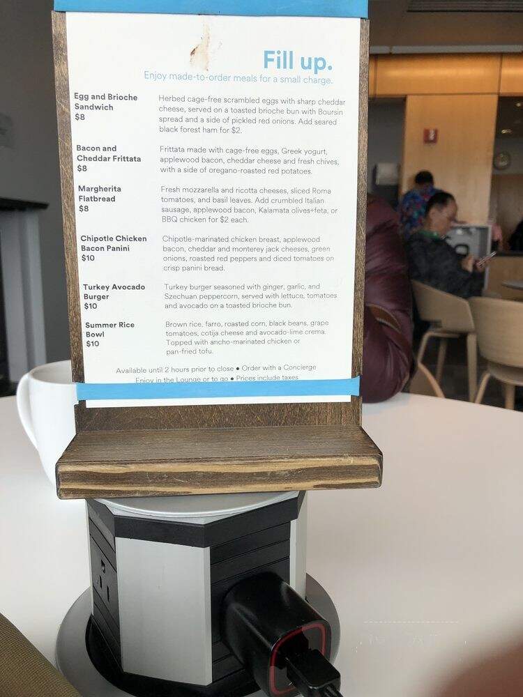 Alaska Airlines' Board Room - Anchorage, AK menu_pic