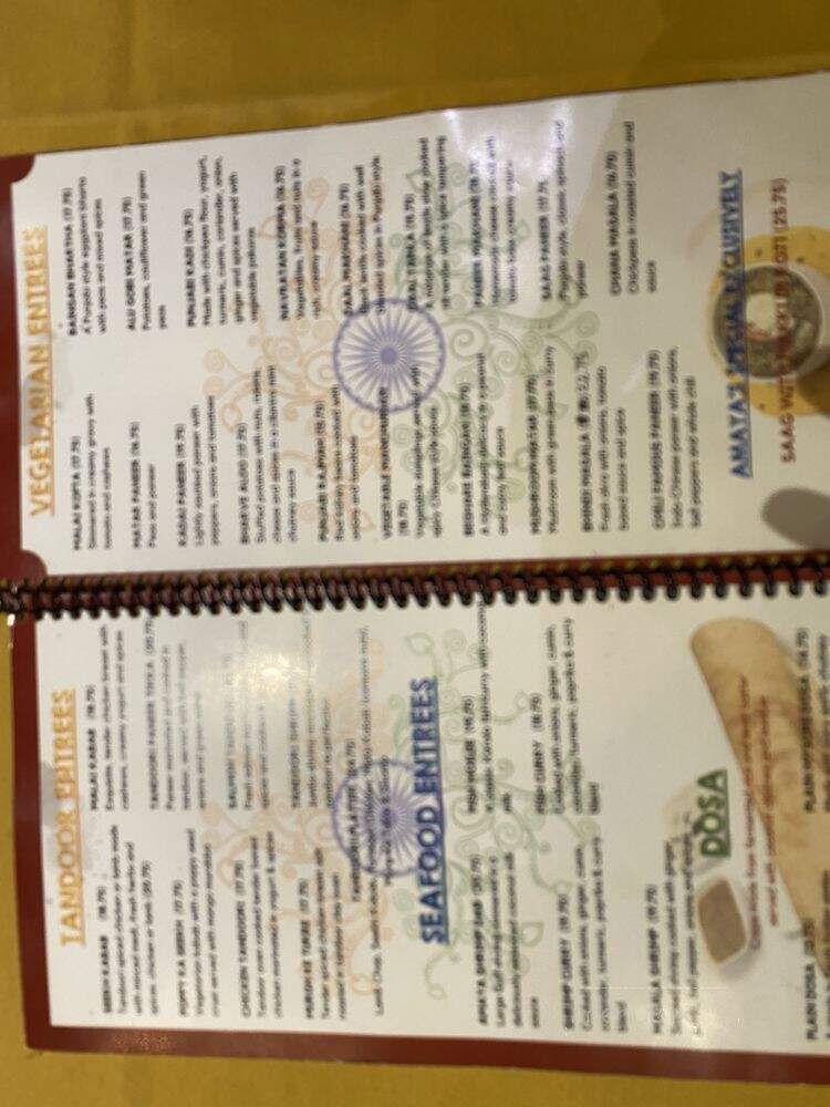 Amaya Indian Cuisine - Rochester, NY