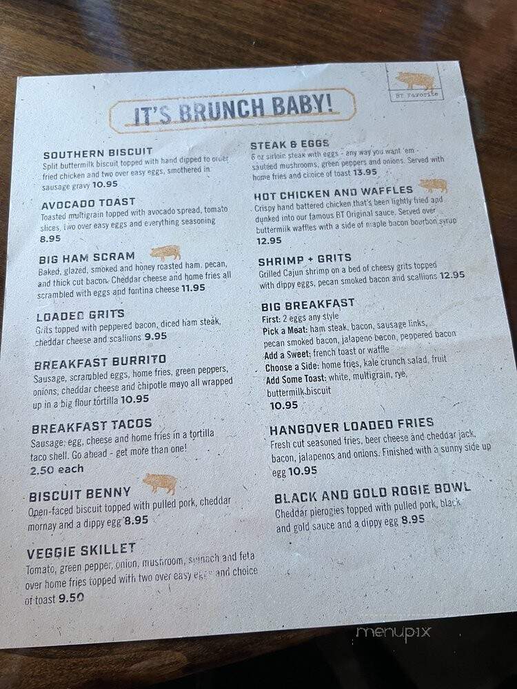 Bigham Tavern - Pittsburgh, PA menu_pic