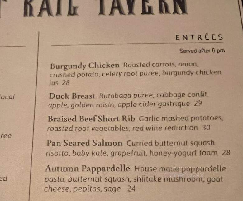 Split Rail Tavern - West Chester, PA menu_pic