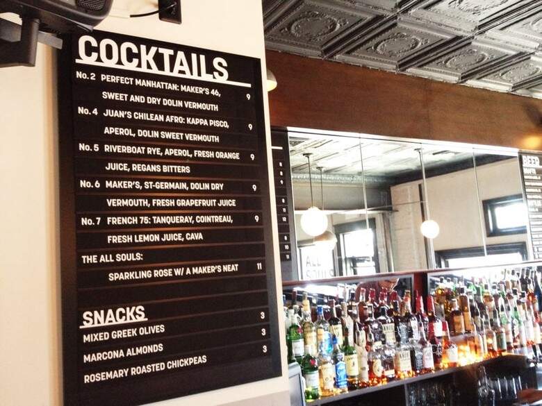 All Souls Bar - Washington, DC menu_pic