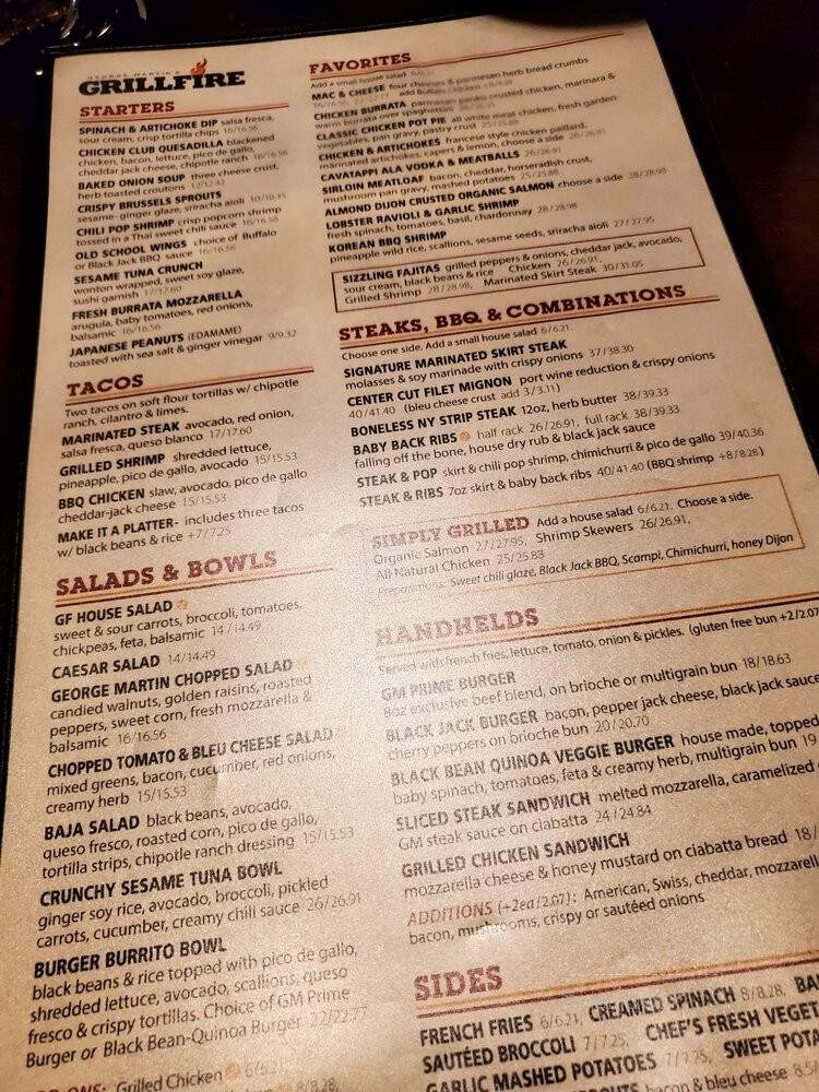 Grillfire - Merrick, NY menu_pic