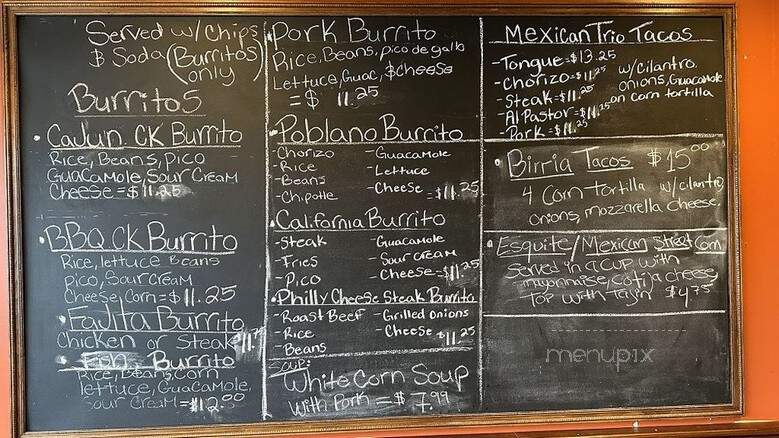 Texas Taco - Deer Park, NY menu_pic