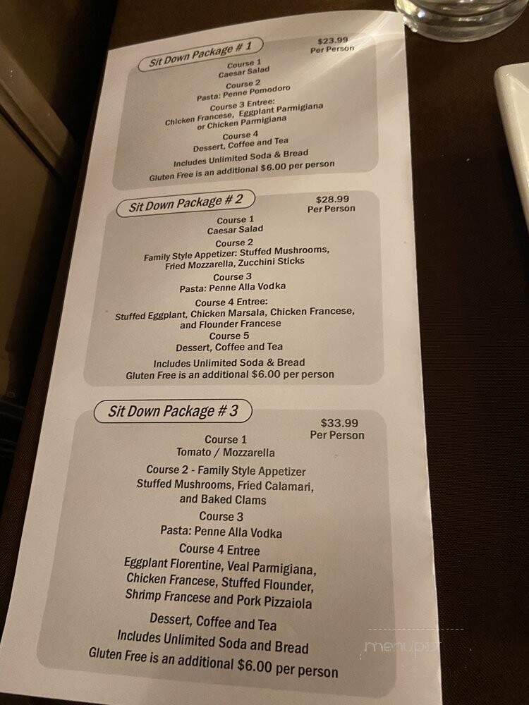 Michael Anthony's Pizzeria & Restaurant - Centereach, NY menu_pic