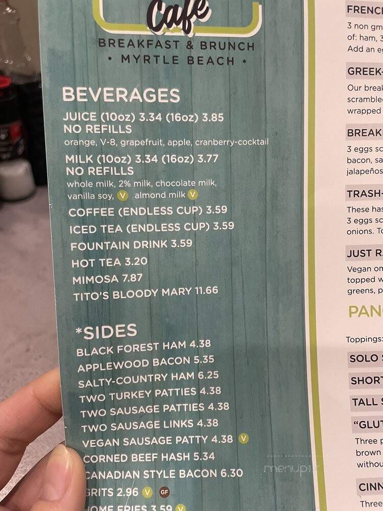 Hot Stacks - Myrtle Beach, SC menu_pic