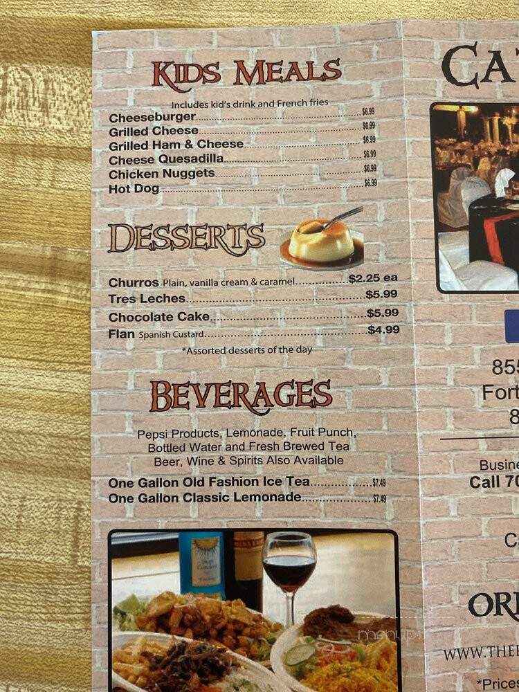 Roasting Oven & Grill - Fort Mill, SC menu_pic