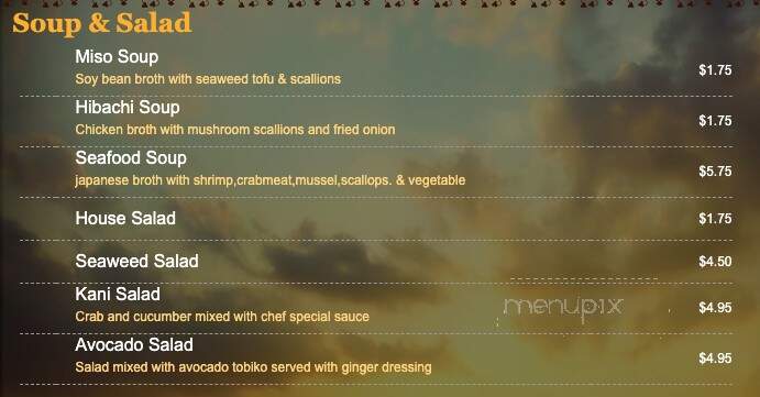 Teriyaki Japan - North Augusta, SC menu_pic