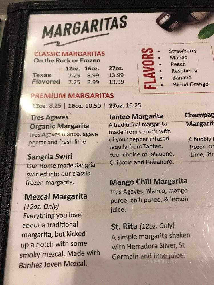 Dos Margaritas - Alpharetta, GA menu_pic