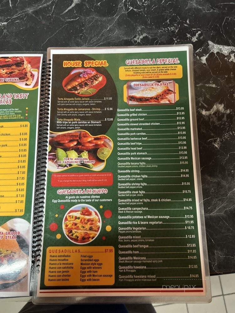 Tortas Ahogadas - Forest Park, GA menu_pic