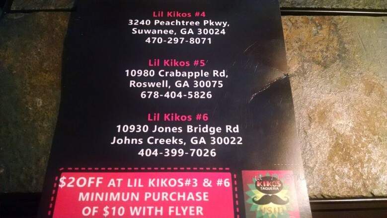 Lil Kiko's Taqueria - Johns Creek, GA