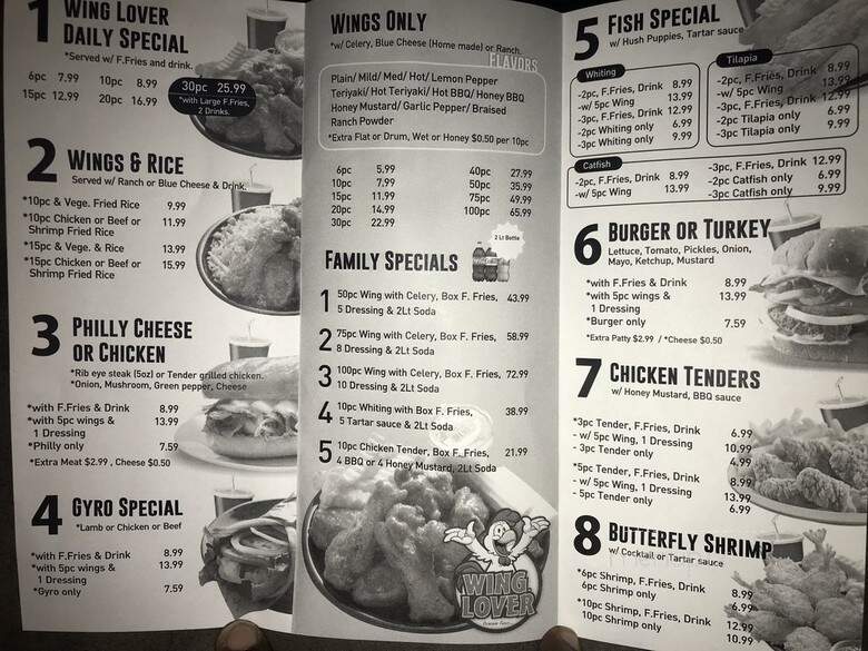 Wing Lovers - Atlanta, GA menu_pic