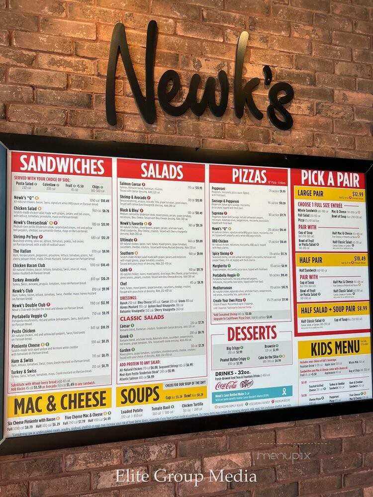 Newk's Eatery - Jacksonville, FL menu_pic