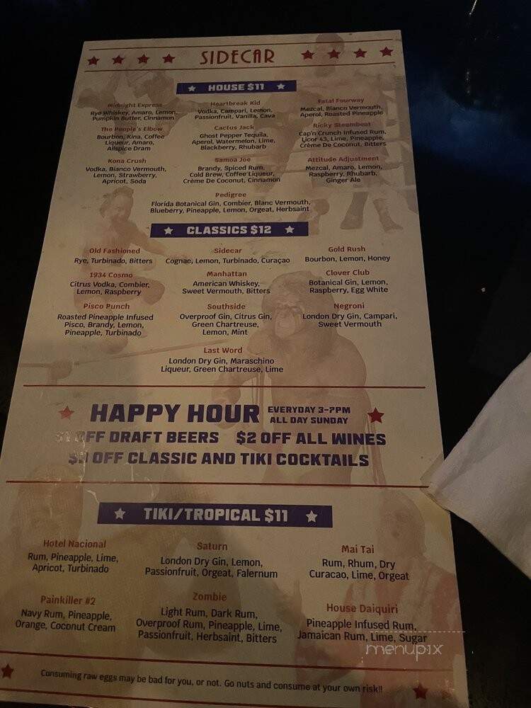 V Pizza - Jacksonville, FL menu_pic