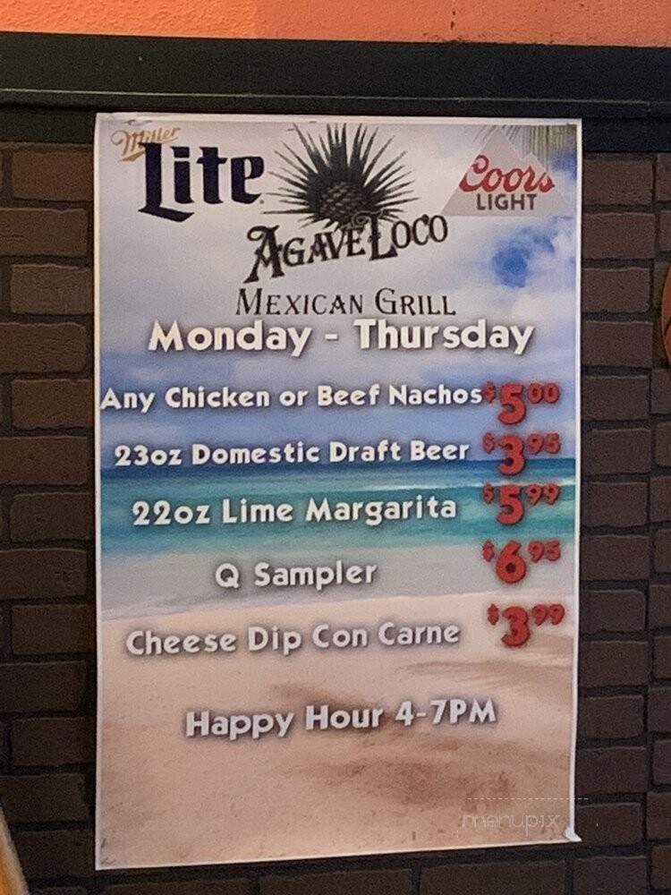Agave Loco - Auburn, AL menu_pic