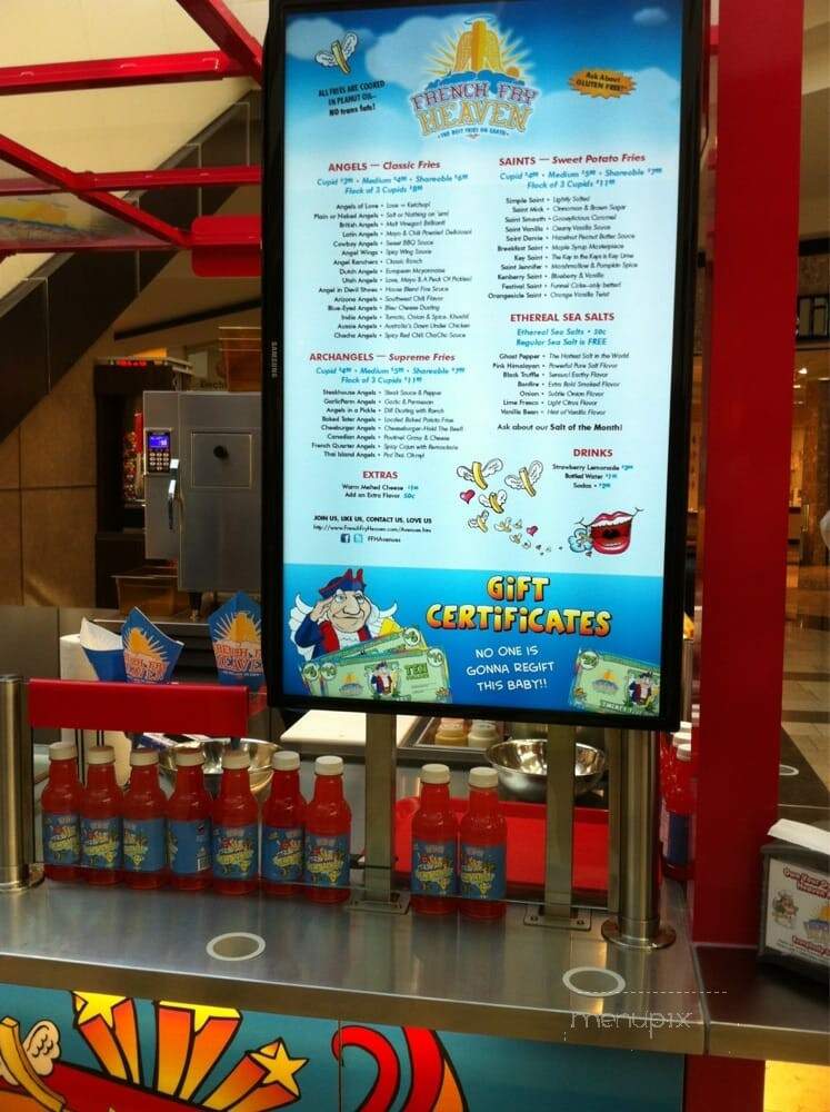 French Fry Heaven - Jacksonville, FL menu_pic