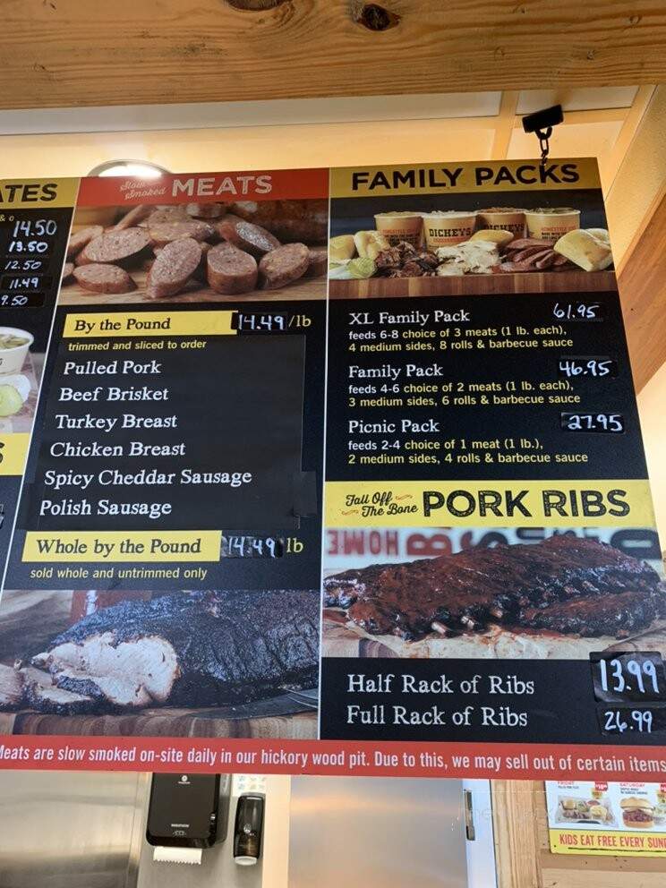 Dickey's Barbecue Pit - Panama City Beach, FL menu_pic