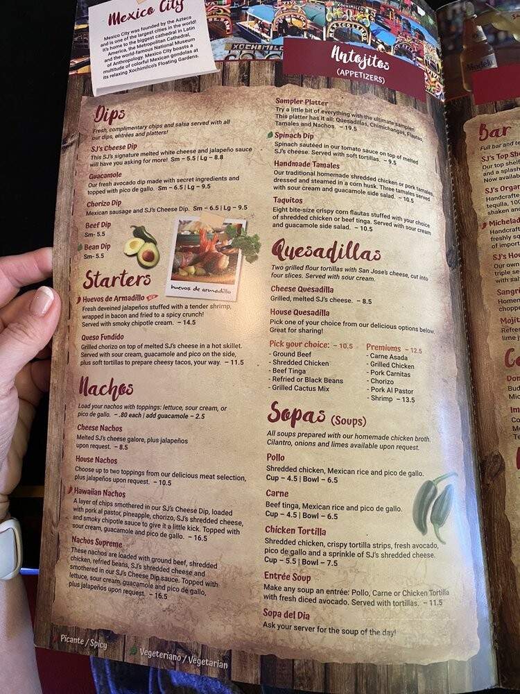 San Jose's - Altamonte Springs, FL menu_pic