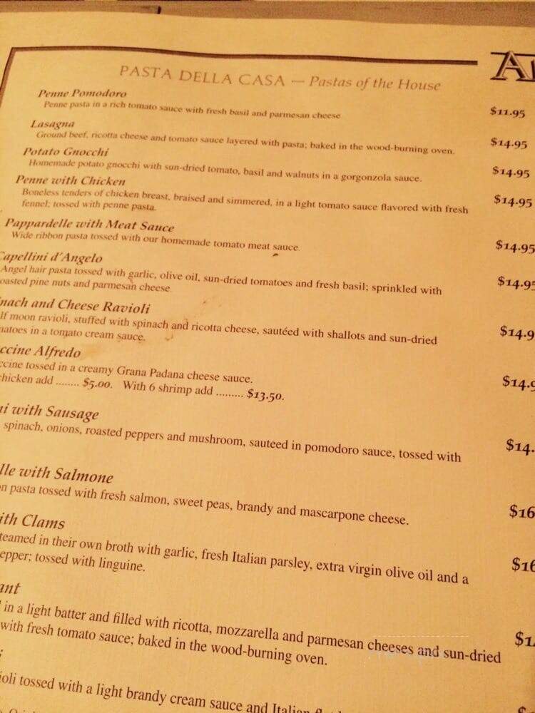Antonio's - Orlando, FL menu_pic