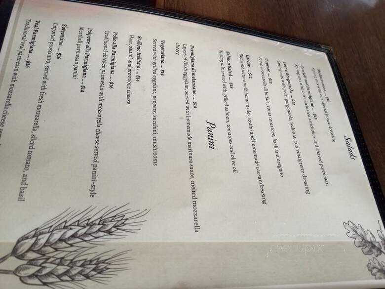 Piazza Italia - Orlando, FL menu_pic