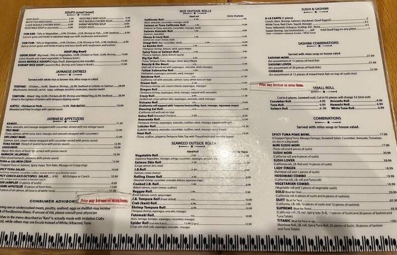 Thai One On - Hallandale, FL menu_pic