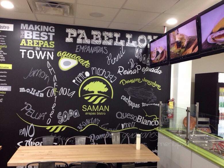 Saman Arepas Bistro - Doral, FL menu_pic