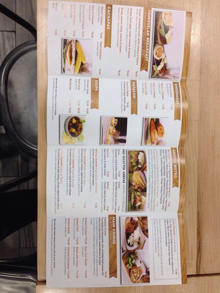 Saman Arepas Bistro - Doral, FL menu_pic