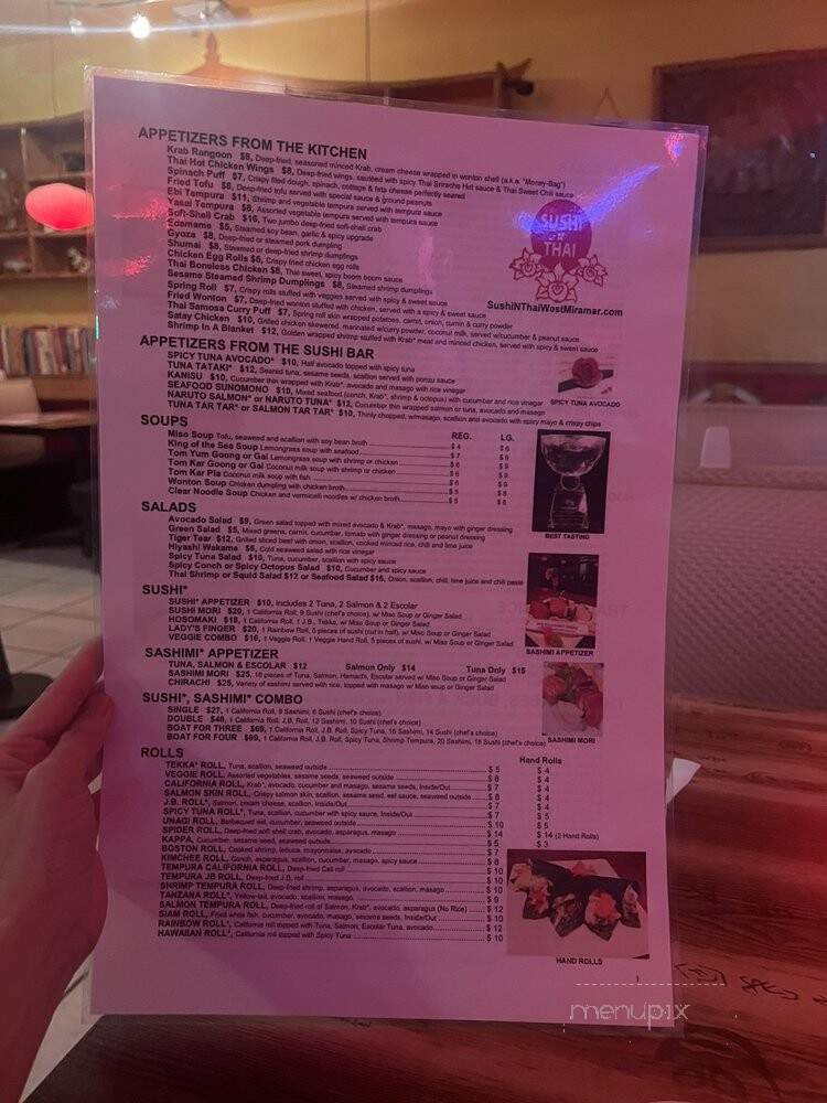 Sushi-N-Thai - Miramar, FL menu_pic
