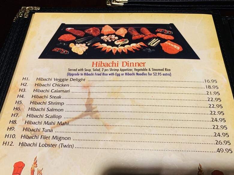 Koto Hibachi Steakhouse - Coral Springs, FL menu_pic