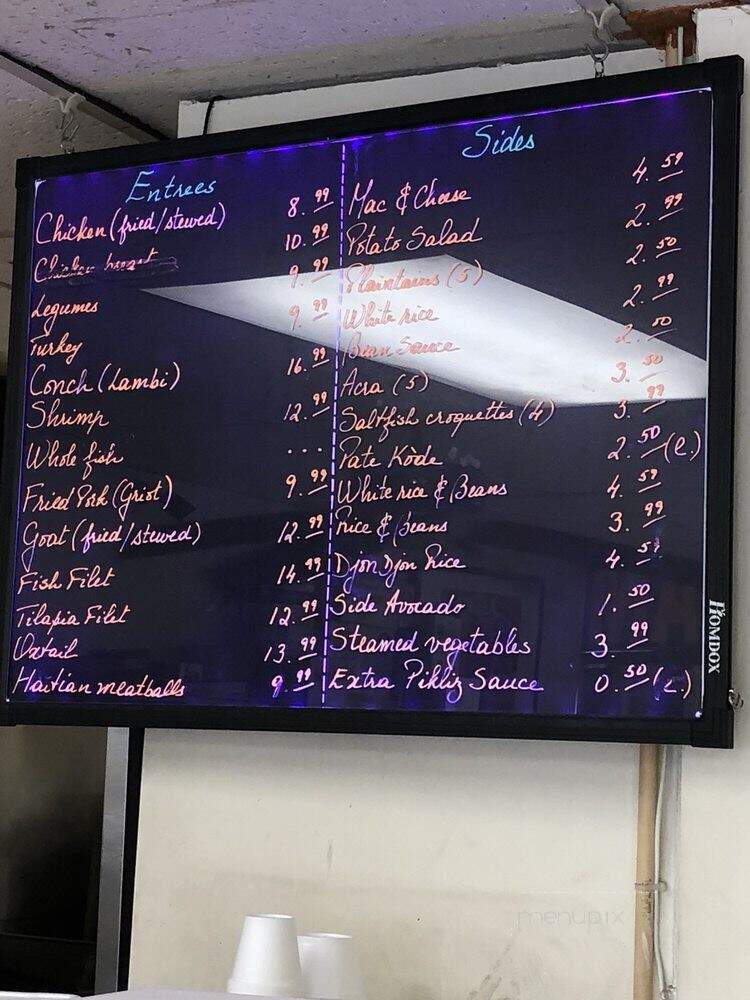 Manger Creole - Miami, FL menu_pic