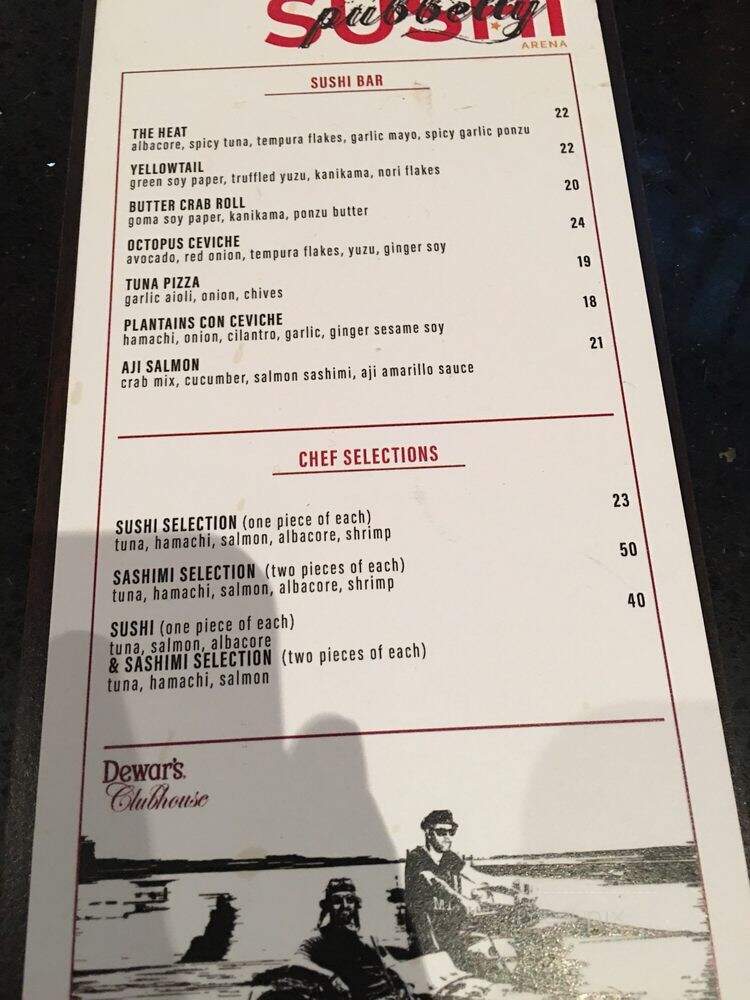 Dewar's 12 Clubhouse - Miami, FL menu_pic