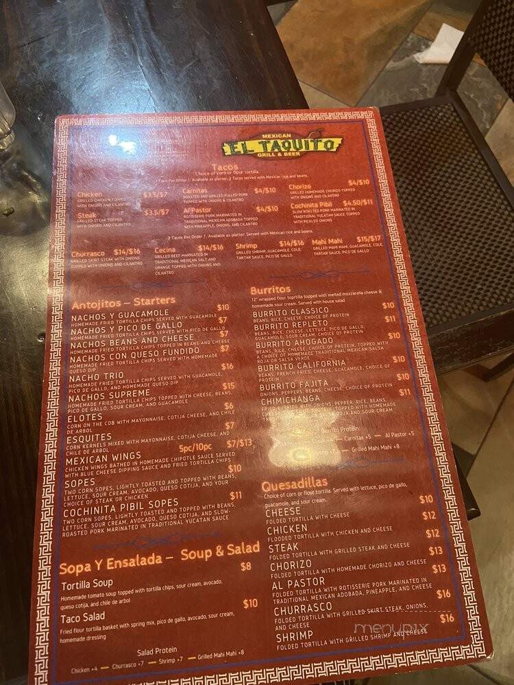 El Taquito ll - Miami, FL menu_pic