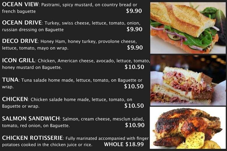 Miami Beach Deli - Miami Beach, FL menu_pic