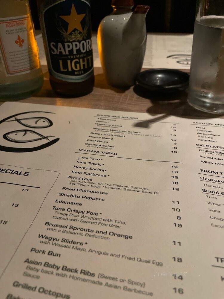 Kazumi Modern Japanese - Key Biscayne, FL menu_pic