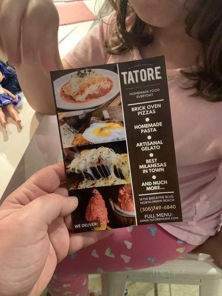 Tatore - North Miami, FL menu_pic