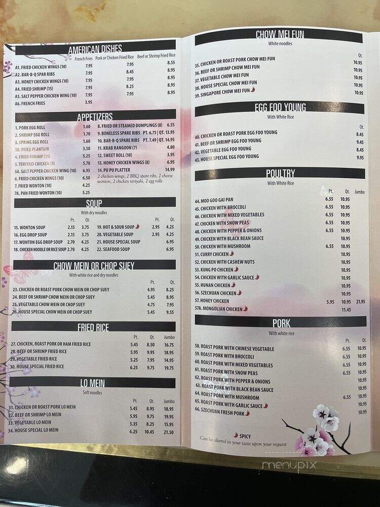 China Gourmet - Miami, FL menu_pic