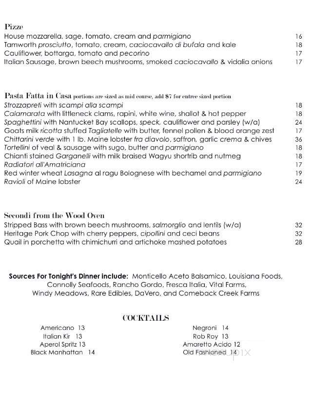 Nonna Bistro Pizzeria - Miami, FL menu_pic
